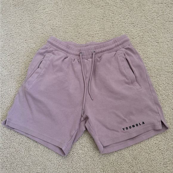 YoungLA Men's Lavender Athletic Shorts - Picture 1 of 3